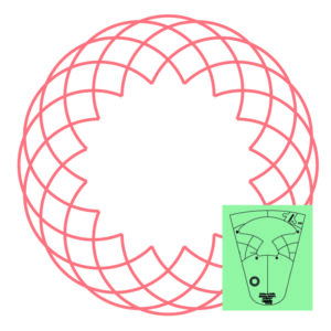 Westalee Design Circles On Quilts Spinning Wheel #5 Template
