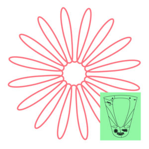 Westalee Design Circles On Quilts Spinning Wheel #9 Template