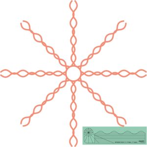 Westalee Design Spinning Waves Template #12