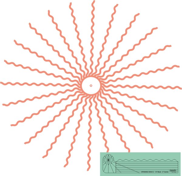 Westalee Design Spinning Waves Template #2