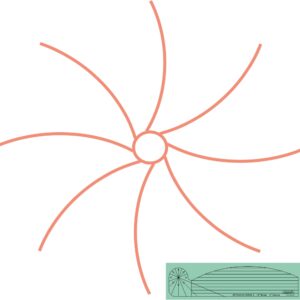 Westalee Design Spinning Waves Template #3