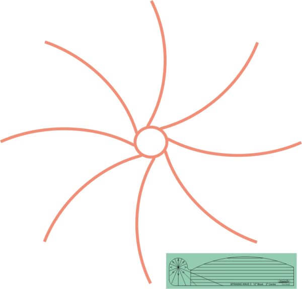 Westalee Design Spinning Waves Template #3
