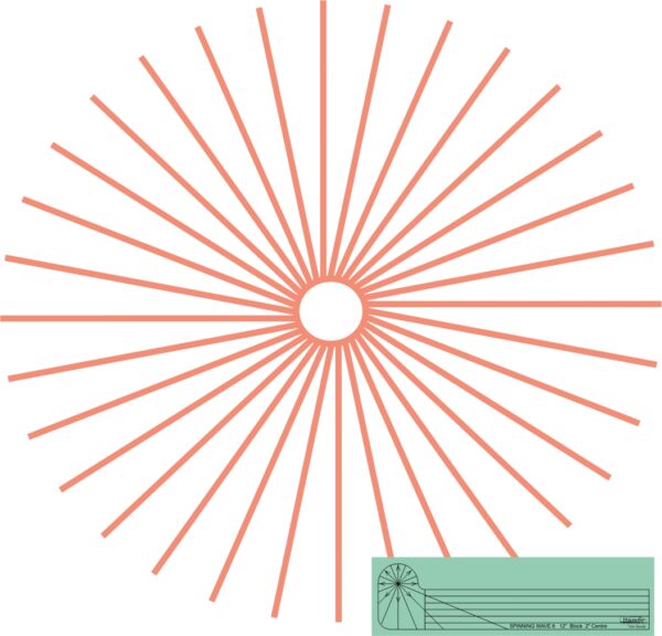 Westalee Design Spinning Waves Template #6