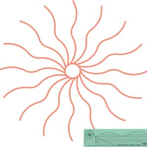Westalee Design Spinning Waves Template #7