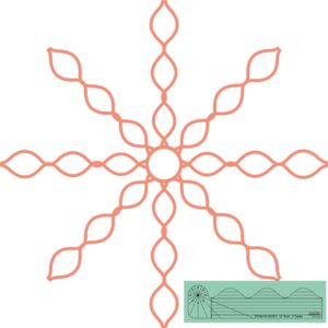 Westalee Design Spinning Waves Template #9