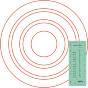 Westalee Design Circles on Quilts Template for Longarm Machines