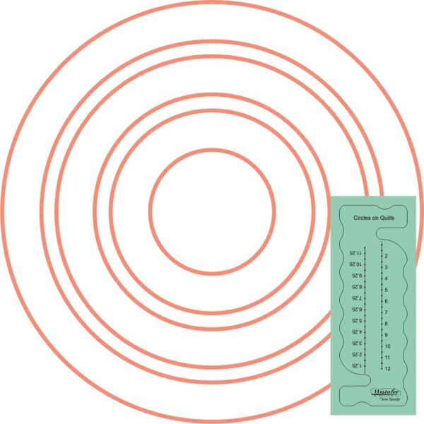 Westalee Design Circles on Quilts Template for Longarm Machines