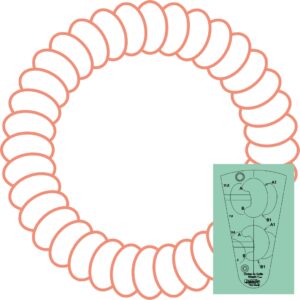 Westalee Design Wreath #1 Template