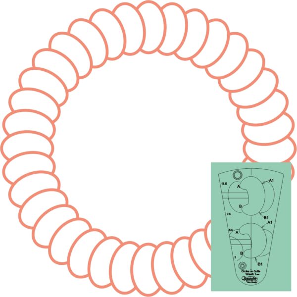Westalee Design Wreath #1 Template