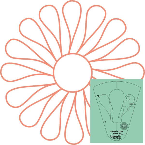 Westalee Design Wreath #10 Template