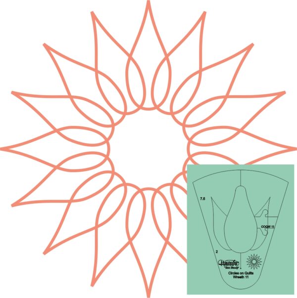 Westalee Design Wreath #11 Template