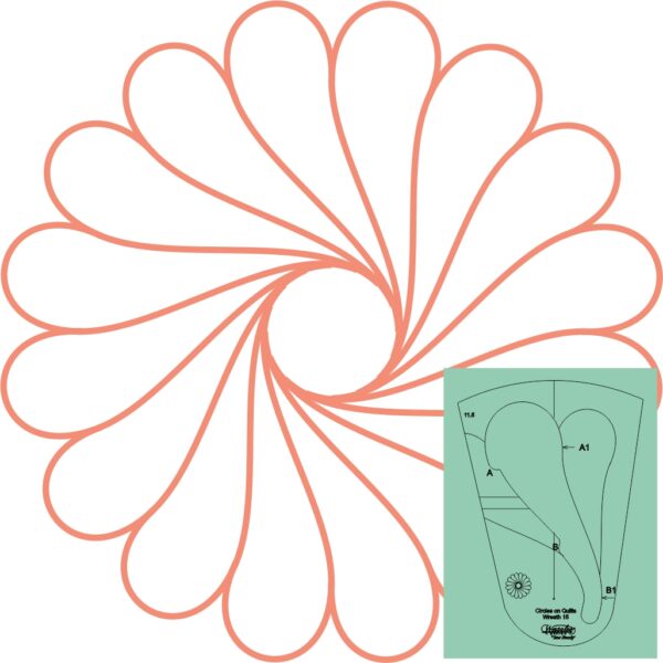 Westalee Design Wreath #15 Template
