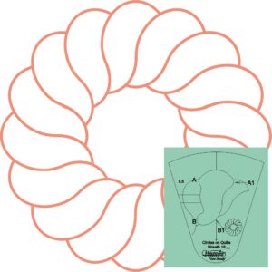 Westalee Design Wreath #18 Template