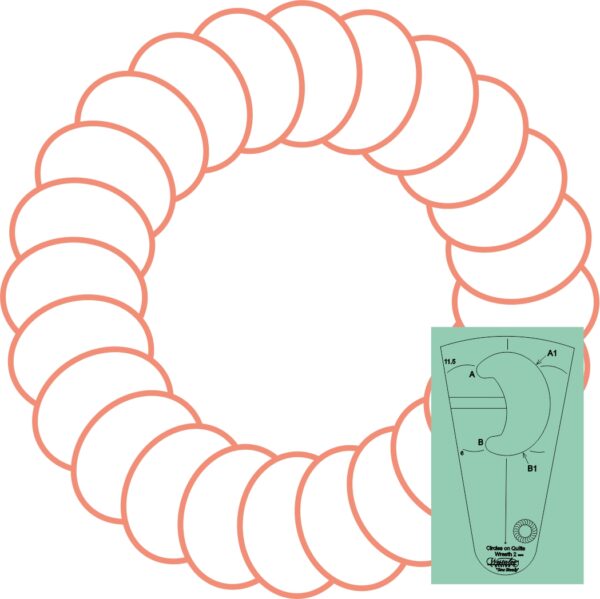 Westalee Design Wreath #2 Template