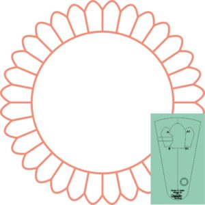 Westalee Design Wreath #20 Template