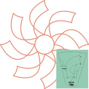 Westalee Design Wreath #22 Template