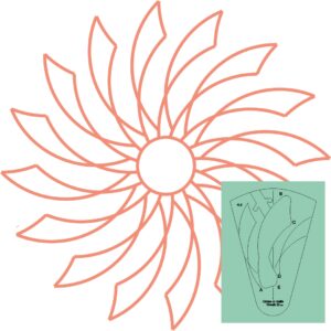 Westalee Design Wreath #23 Template