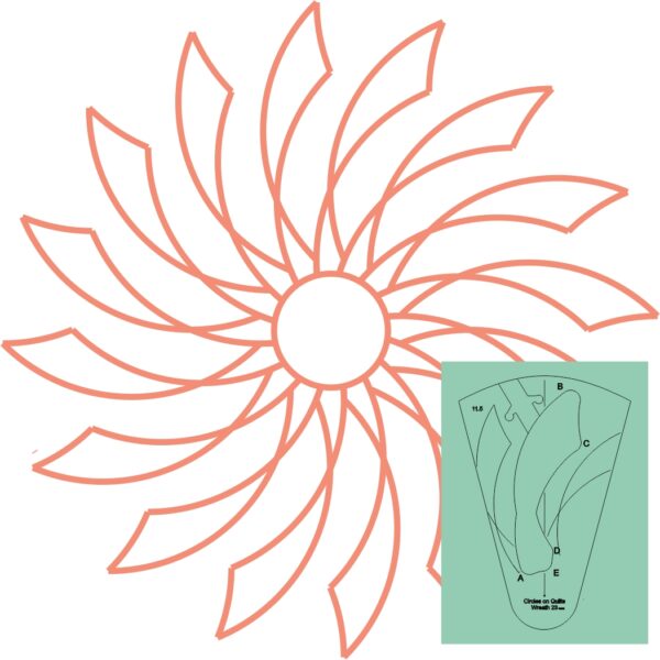 Westalee Design Wreath #23 Template
