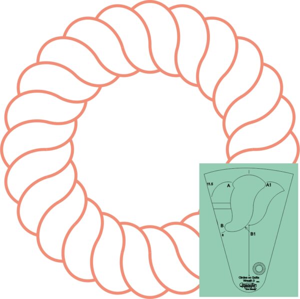 Westalee Design Wreath #3 Template