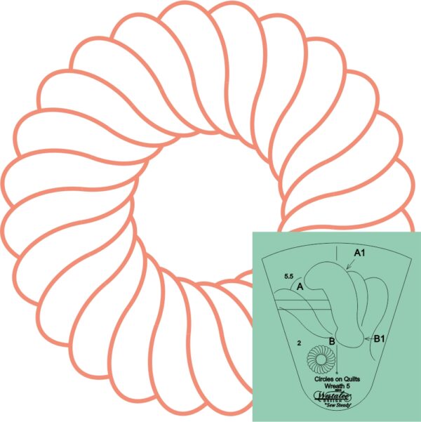 Westalee Design Wreath #5 Template