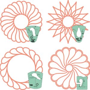 Westalee Design Wreath Template Set