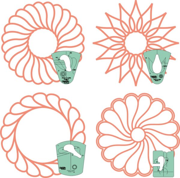 Westalee Design Wreath Template Set