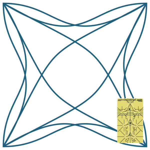 Westalee Design Flying Bell Curve Triangle Templates - London Collection - Image 4