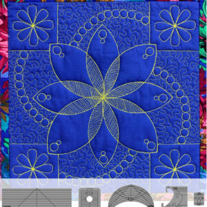 Westalee Design Flower Power Block Template Set