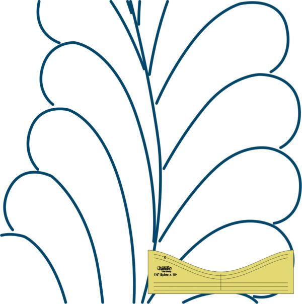 Westalee Design Feather Spine Templates - Image 2