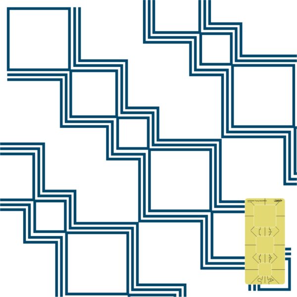 Westalee Design Flying Square Template - London Collection - Image 2