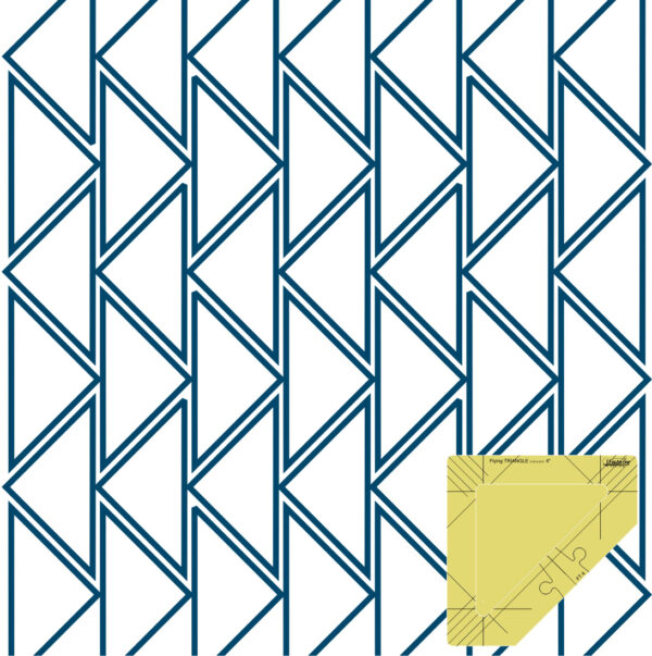 Westalee Design Flying Triangle Templates - London Collection - Image 3