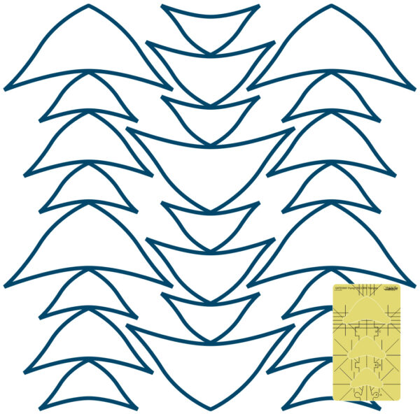 Westalee Design Flying Tricorn Templates - London Collection - Image 6