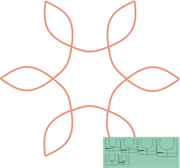Westalee Design Grand Leaf Center 1 Templates