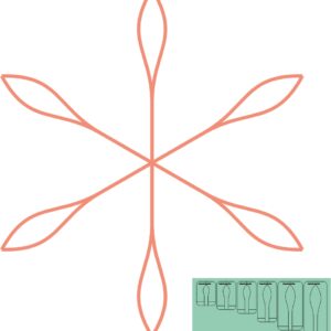 Westalee Design Grand Leaf Center 2 Templates
