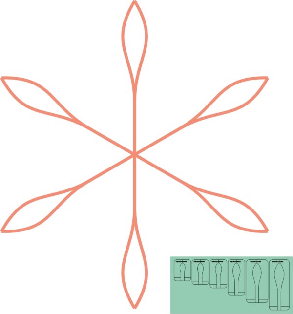 Westalee Design Grand Leaf Center 2 Templates