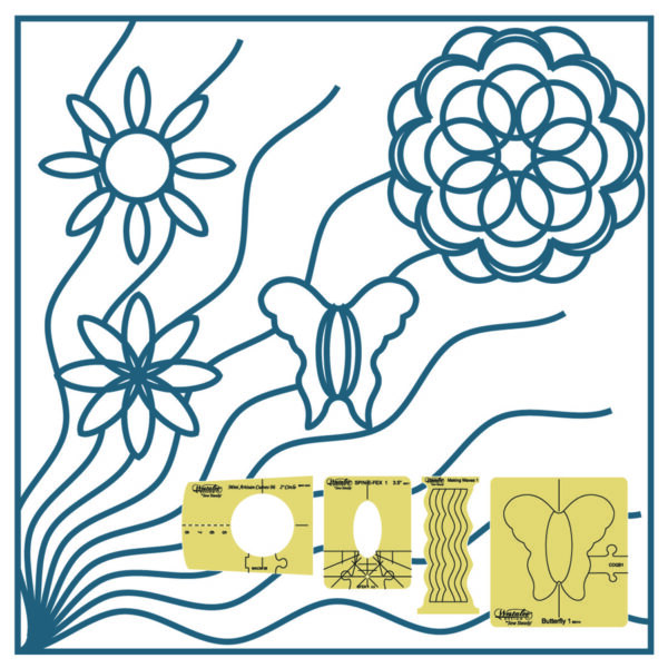 Westalee Design Leonie Selection 4pc Template Set