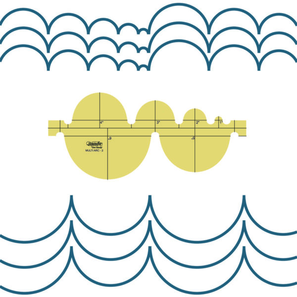 Westalee Design Multi Arc Rulers-Circles