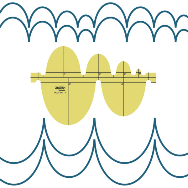 Westalee Design Multi Arc Rulers-Deep Ovals