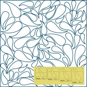 Westalee Design Paisley Templates - 4pc Set