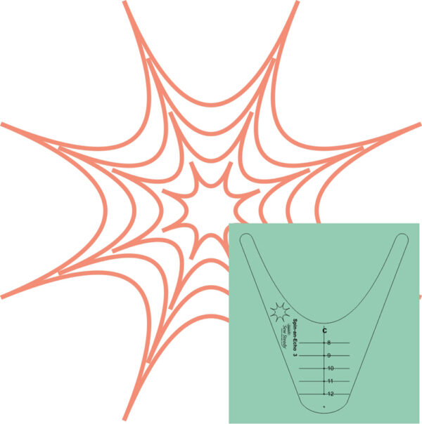 Westalee Design Spin An Echo Template #3