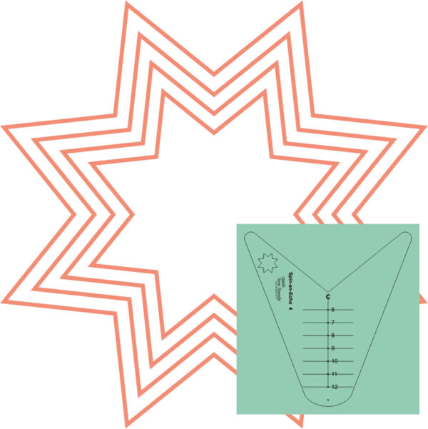 Westalee Design Spin An Echo Template #4