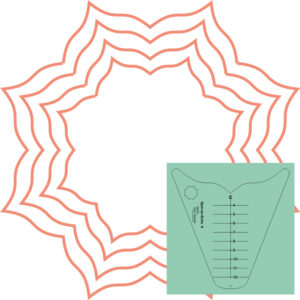 Westalee Design Spin An Echo Template #6