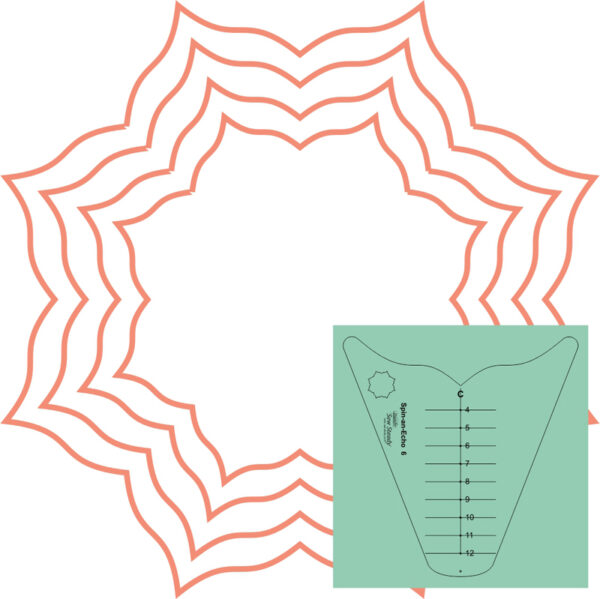 Westalee Design Spin An Echo Template #6