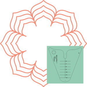 Westalee Design Spin An Echo Template #7