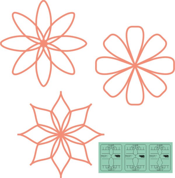 Westalee Design Mini Spin-E-Fex Templates