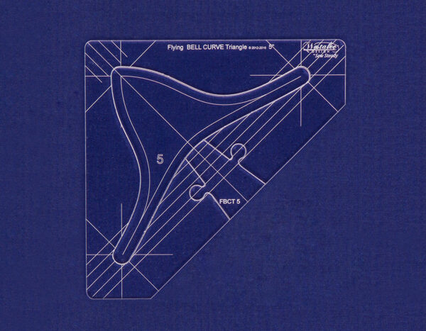 Westalee Design Flying Bell Curve Triangle Templates - London Collection - Image 7