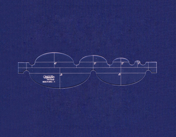 Westalee Design Multi Arc Rulers-Shallow Ovals - Image 2