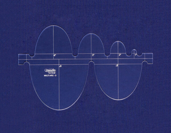 Westalee Design Multi Arc Rulers-Deep Ovals - Image 2