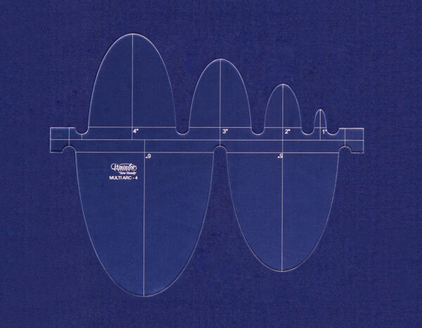 Westalee Design Multi Arc Rulers-Deep Ovals 2 - Image 2