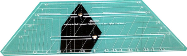 Westalee Design Adjustable Half Hexagon Ruler